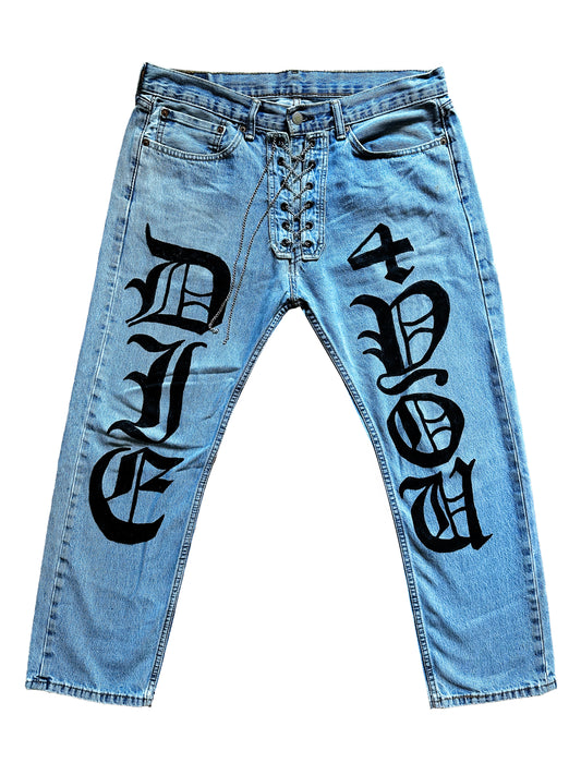 'DIE 4 YOU' DENIM
