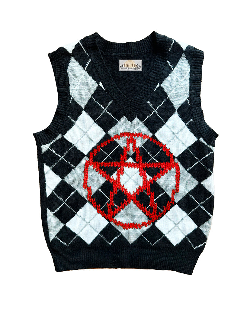 ARGYLE PENTAGRAM VEST